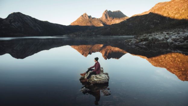 cradle-mountain-lake-st-clair-tasmania-australia-crater-lake