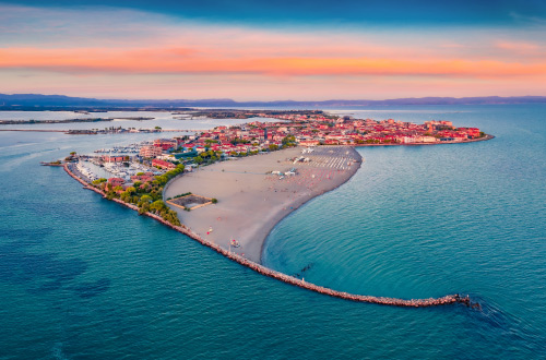 Grado-port-sunrise