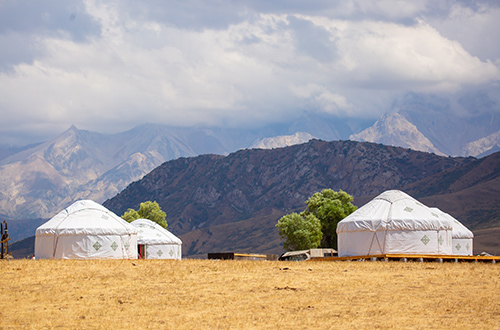 yurt-camp-kyrgyzstan-shutterstock2772220719