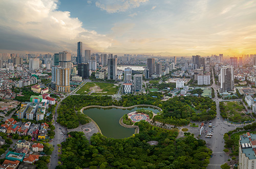hanoi-vietnam-aerial-view