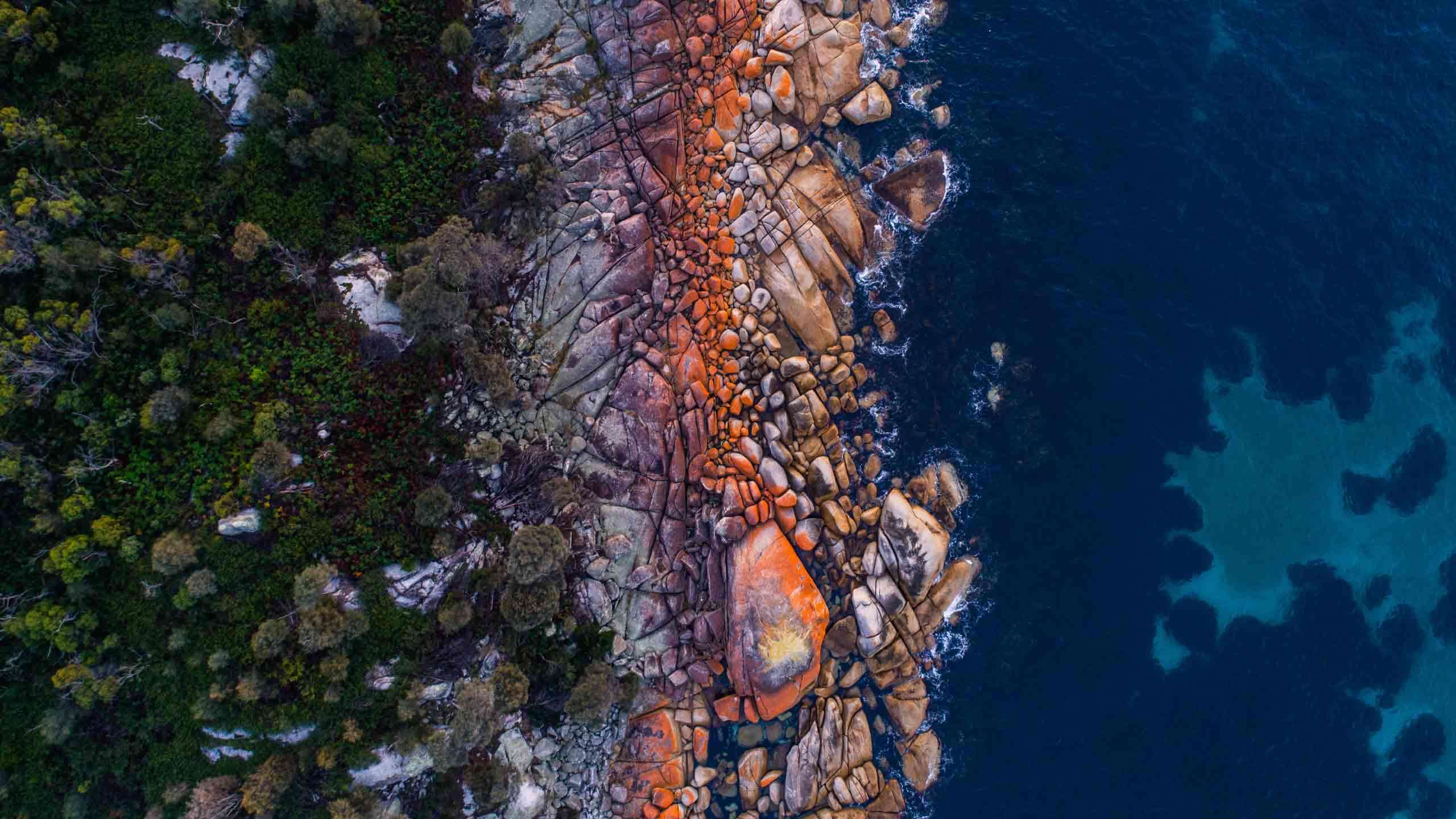 Bay of Fires Aerial View
