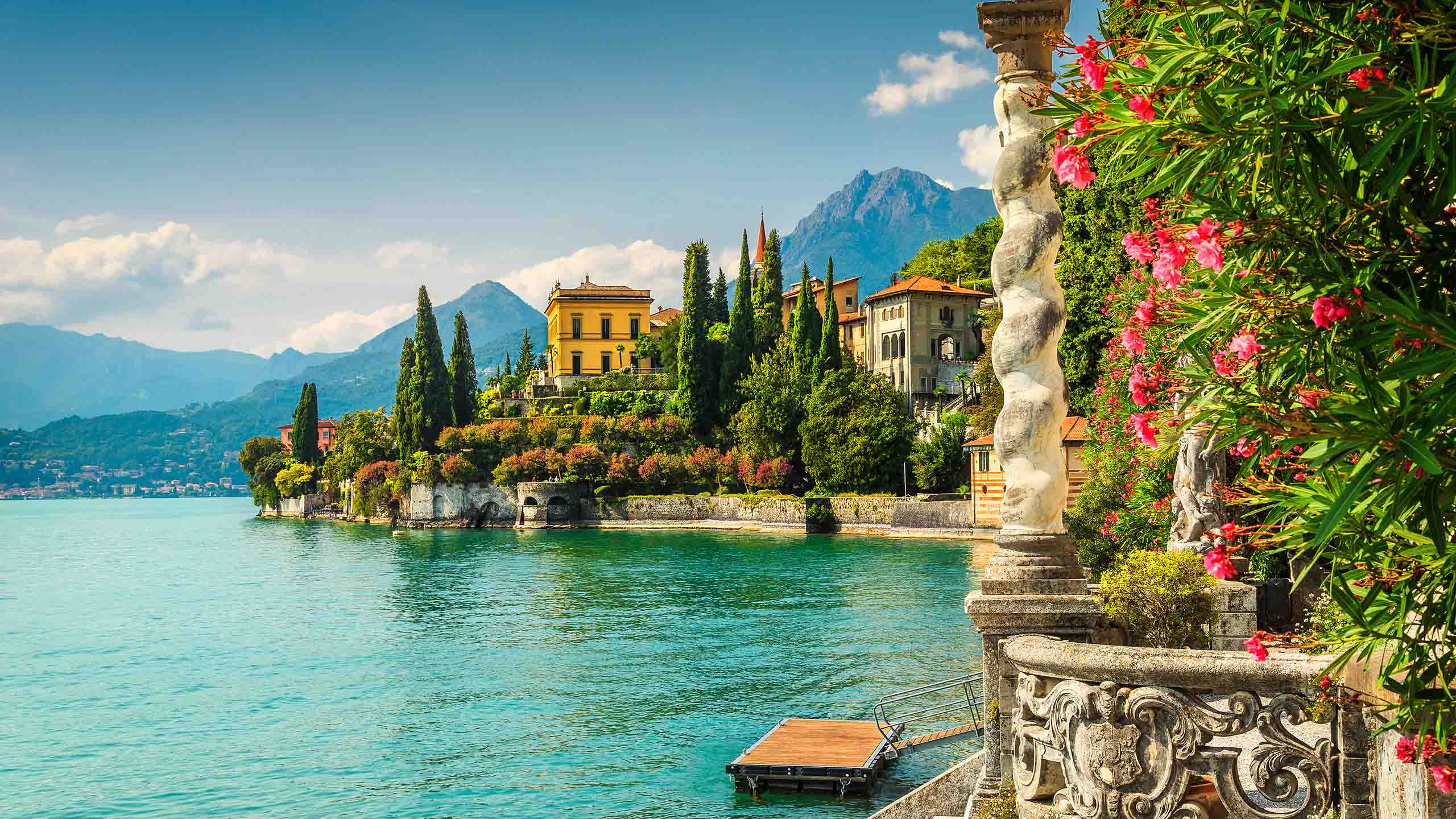 Lake Como, Italy by Gaspar Janos
