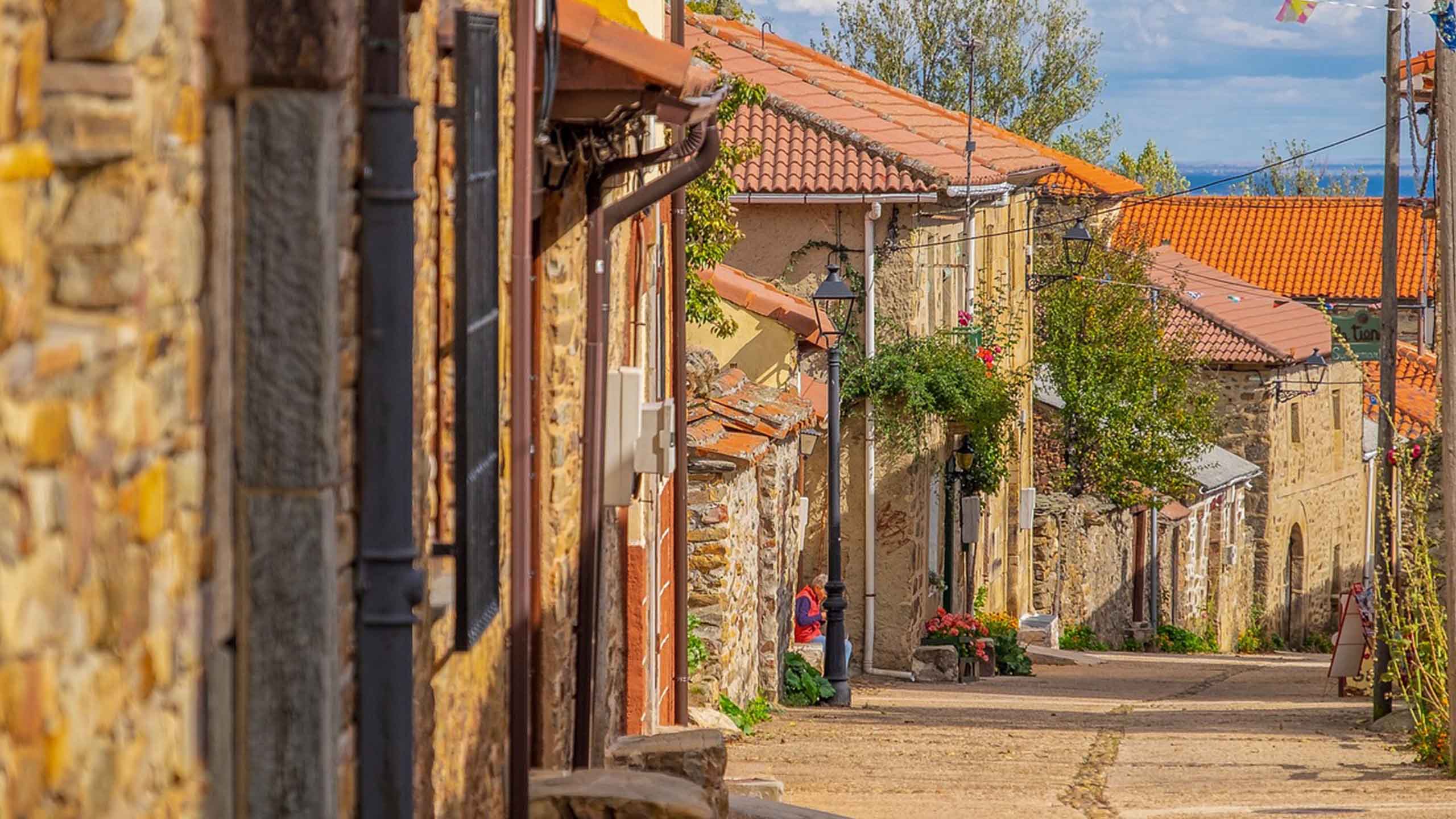 Camino De Santiago Town by BMeyendriesch