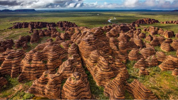 bungle-bungles-kimberley-western-australia-helicopter-flight-sunset