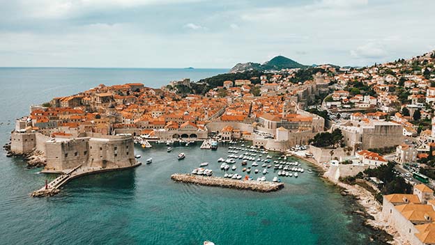 view-of-ruins-and-beach-croatia