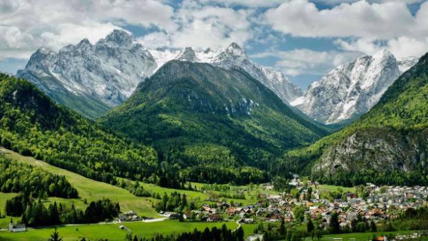 julian-alps-slovenia-mountains-village