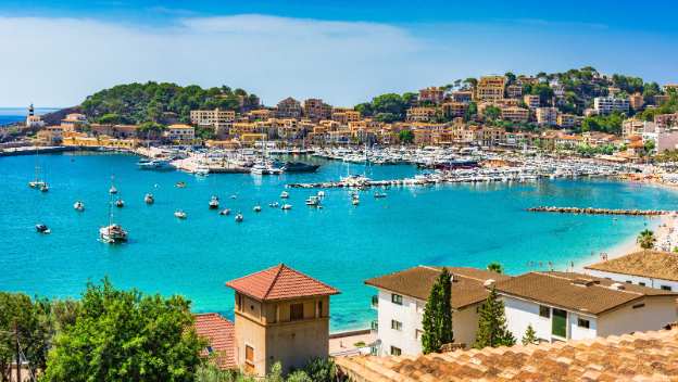 port-de-soller-coast-bay-mallorca-spain