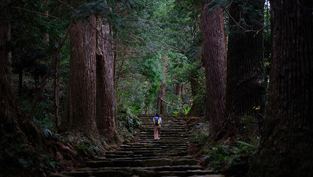 hiker-kumano-kodo--wakayama-japan-shutterstock1956589597