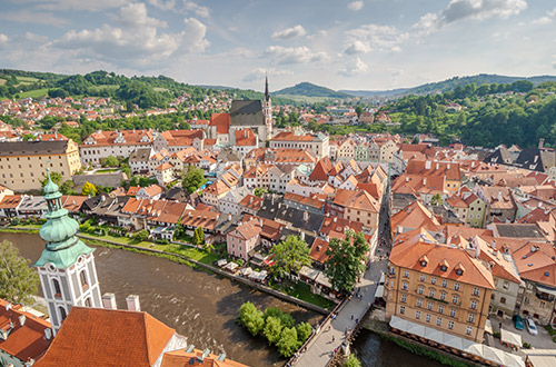 cesky-krumlov-czech-republic-aerial