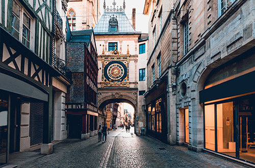 rouen-normandy-france-great-clock