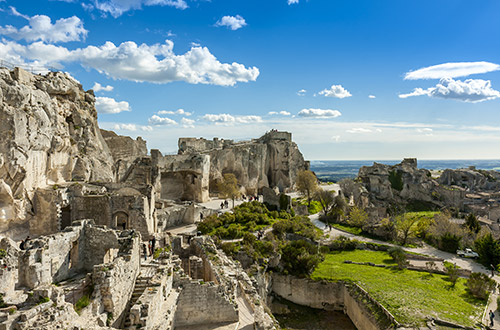 les-baux-de-provence-france-aerial