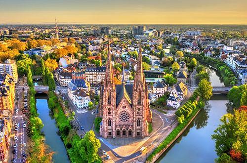 strasbourg-france-aerial