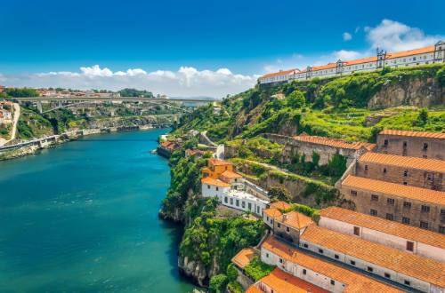 porto-portugal-europe-vila-nova-de-gaia-monastary-wine-cellars-bridge