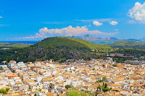 medieval-village-pollenca-mallorca-spain