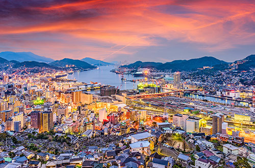 nagasaki-japan-skyline-at-dusk-shutterstock_637012753