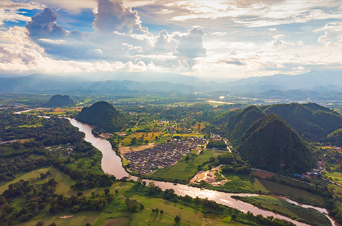 chiang-rai-thailand-aerial