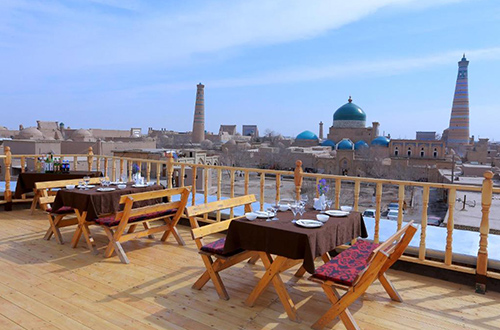 terrace-arkanchi-hotel-khiva-uzbekistan