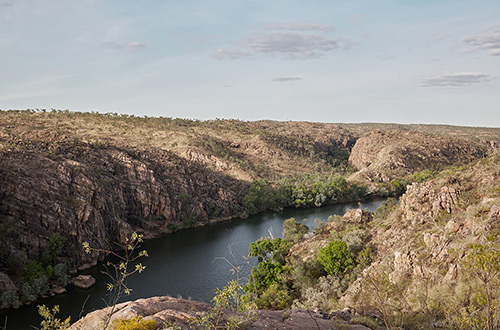 aerial-shot-of-katherine-gorge