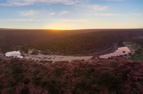 Aerial-view-of-The-Loop-Kalbarri-National-Park 